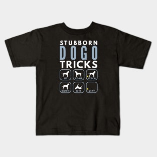 Stubborn Dogo Argentino Tricks - Dog Training Kids T-Shirt